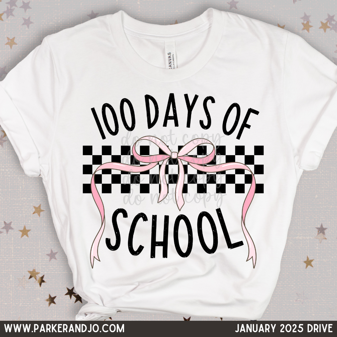 100 days of school with bow png