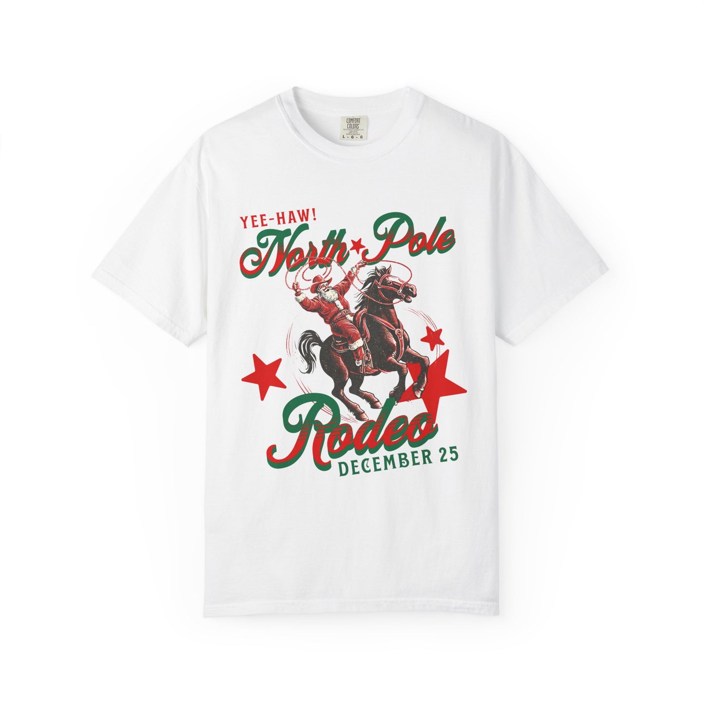 Yee-Haw North Pole Rodeo Graphic Tee