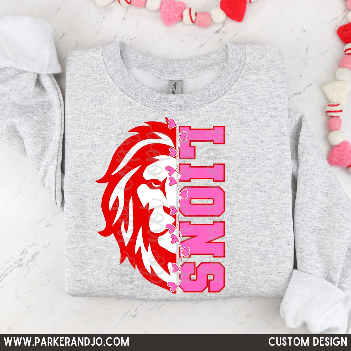 CUSTOM MASCOT Vertical - Valentine's Day