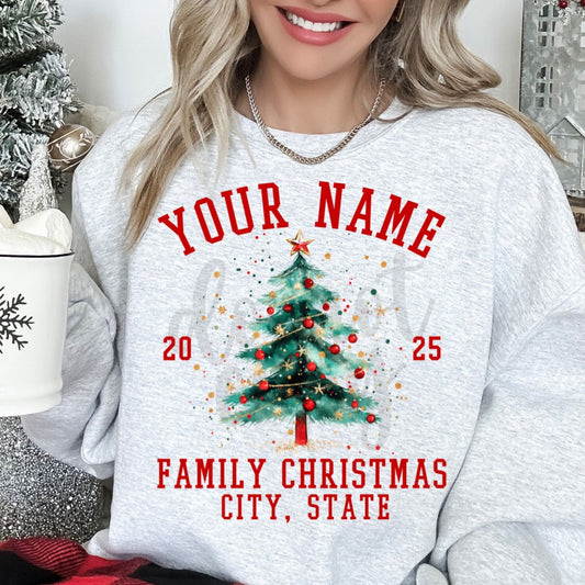 Family Christmas Canva Template 1