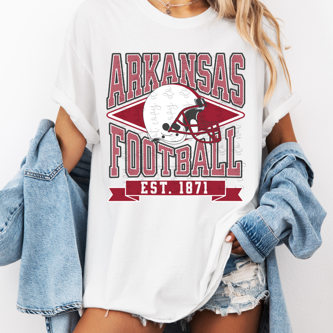 Collegiate Striped Football PNG