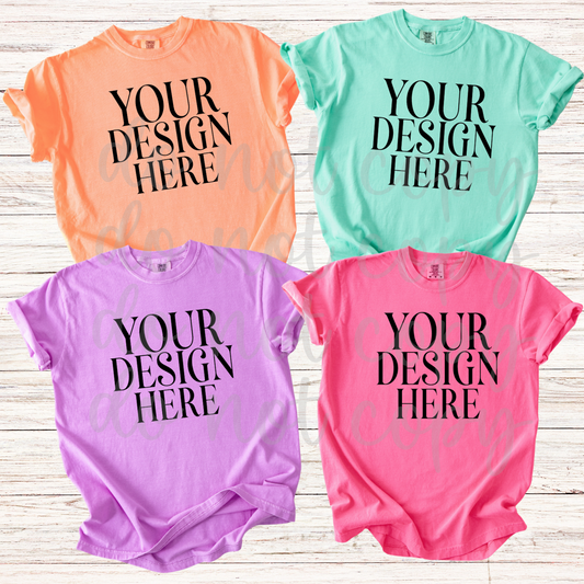 Neon Comfort Colors 1717 - Mockup