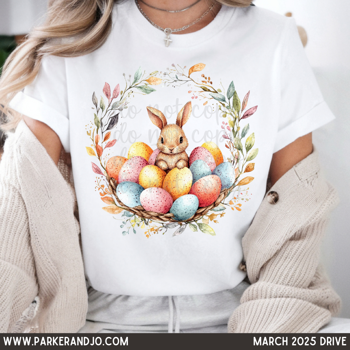 Easter Bunny Wreath png