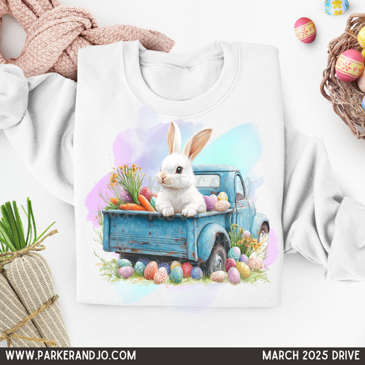 easter bunny truck png