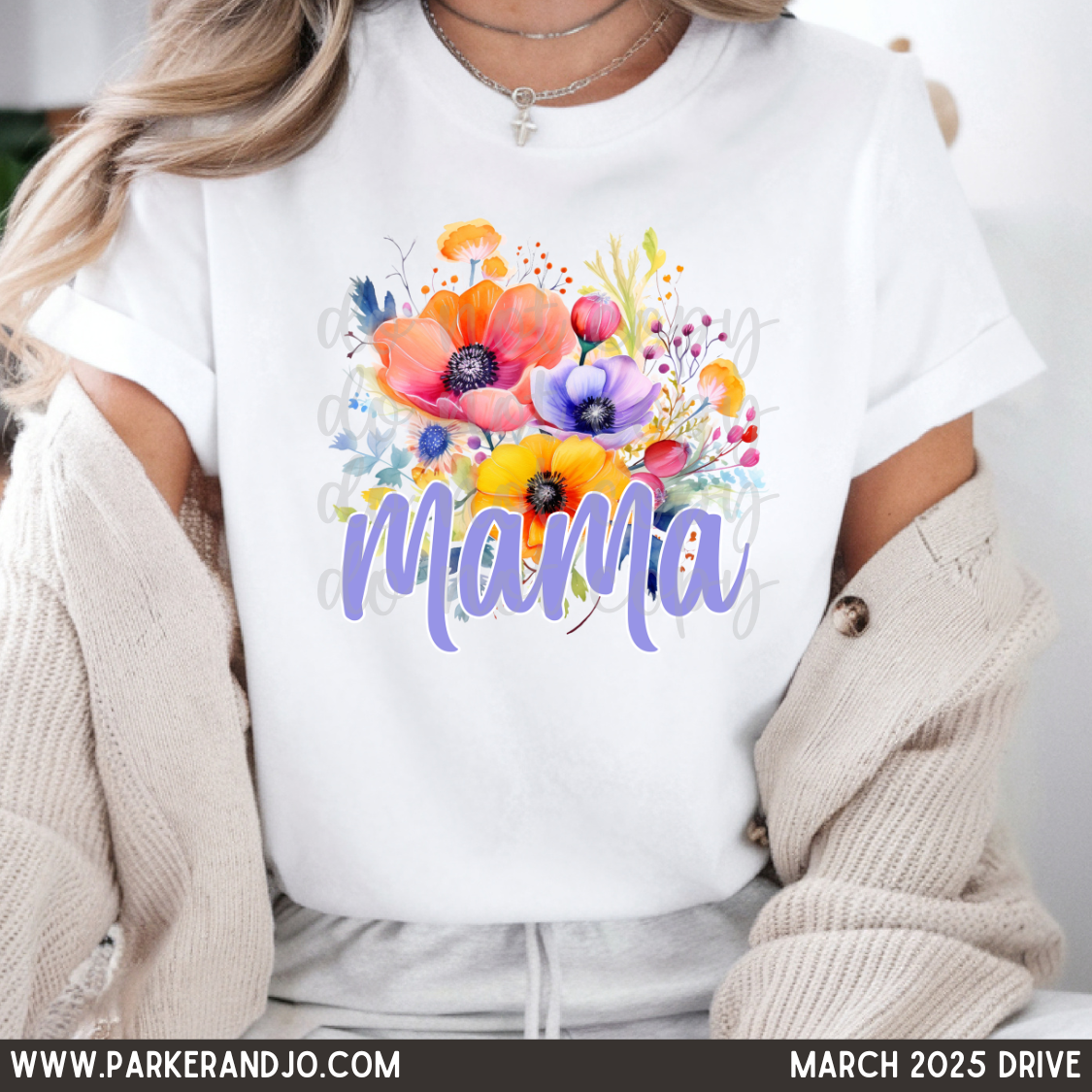 Mama Spring Floral png