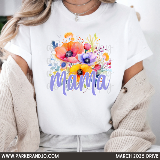 Mama Spring Floral png