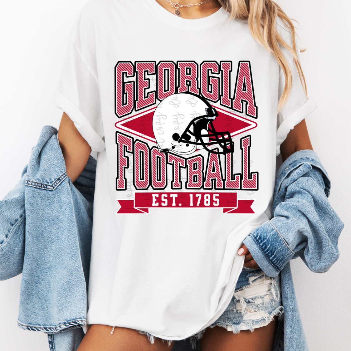 Collegiate Striped Football PNG