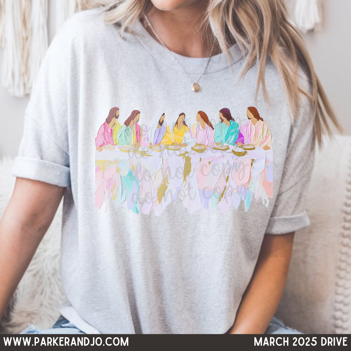 Last Supper Watercolor Easter png