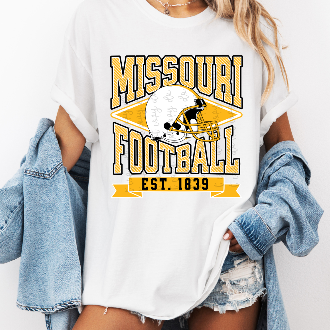 Collegiate Striped Football PNG