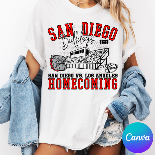 Homecoming Canva Template