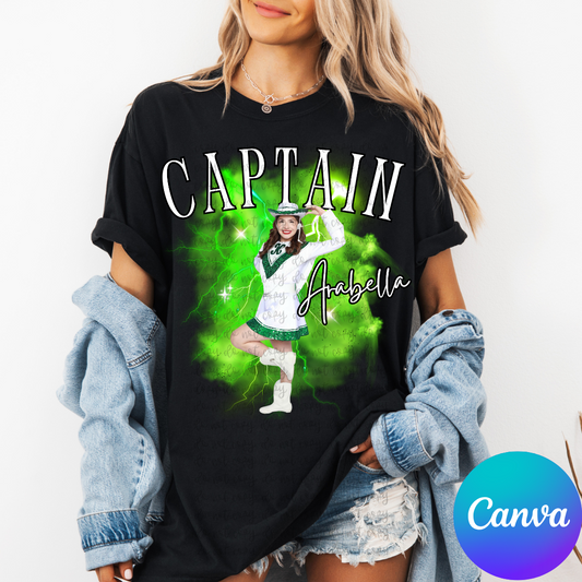 Drill Team Photo Canva Template