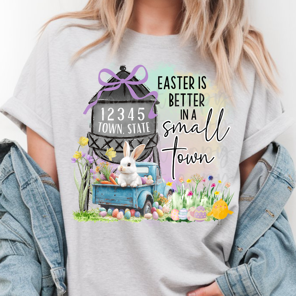 Easter Small Town Canva Template