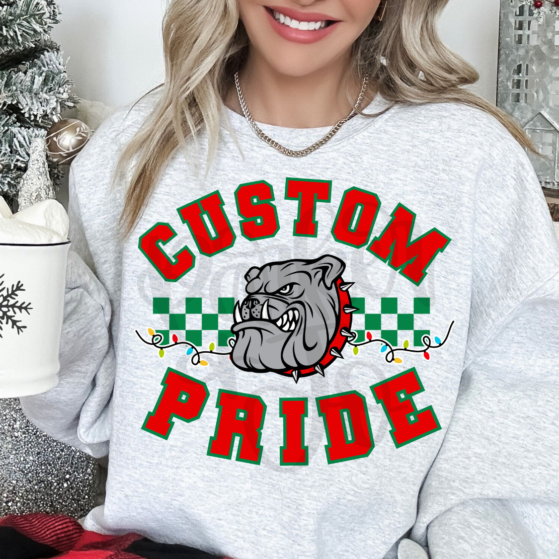 Christmas Mascot Pride Canva Template