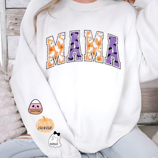 Halloween Mama Frame with Sleeves Canva Template