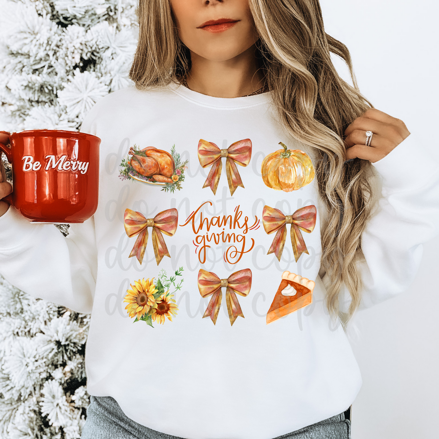 Thanksgiving Coquette Bows PNG