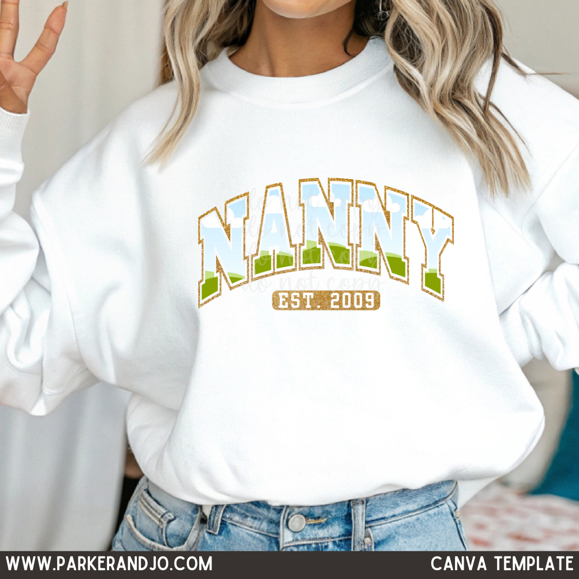 Nanny Custom Photo Canva Template