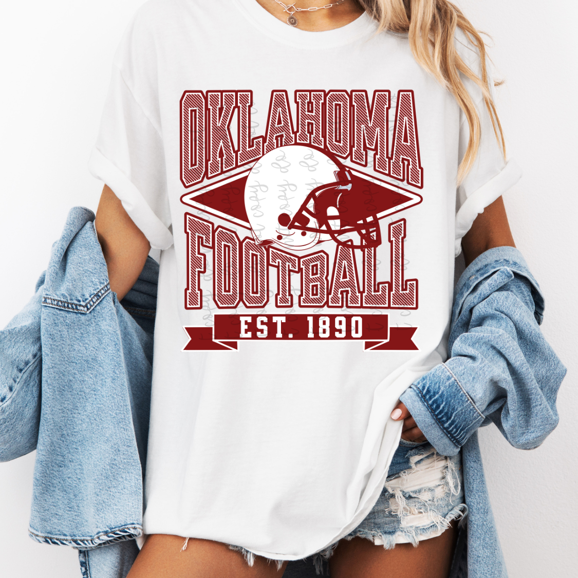 Collegiate Striped Football PNG