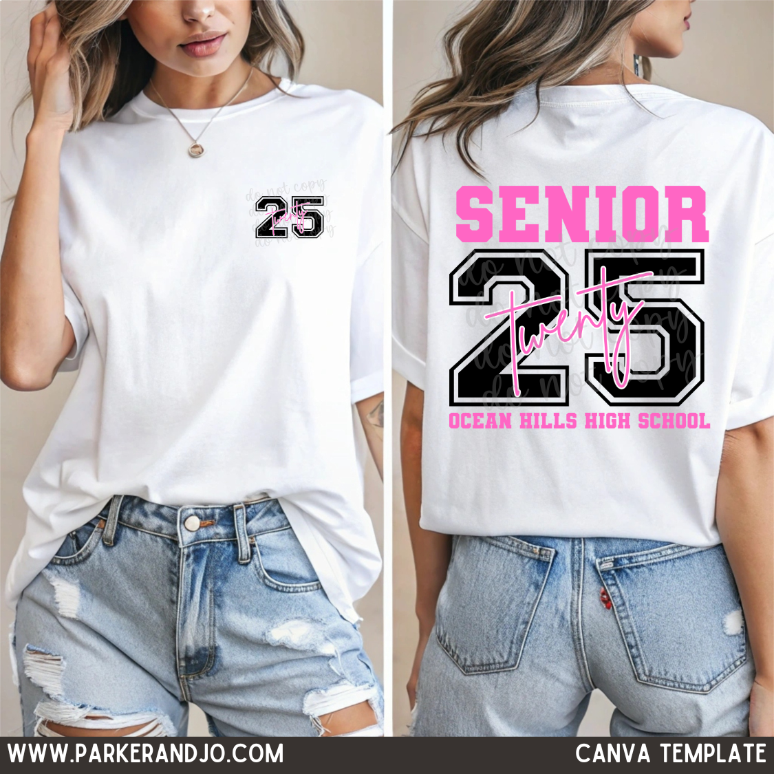 Senior 2025 Custom Canva Template