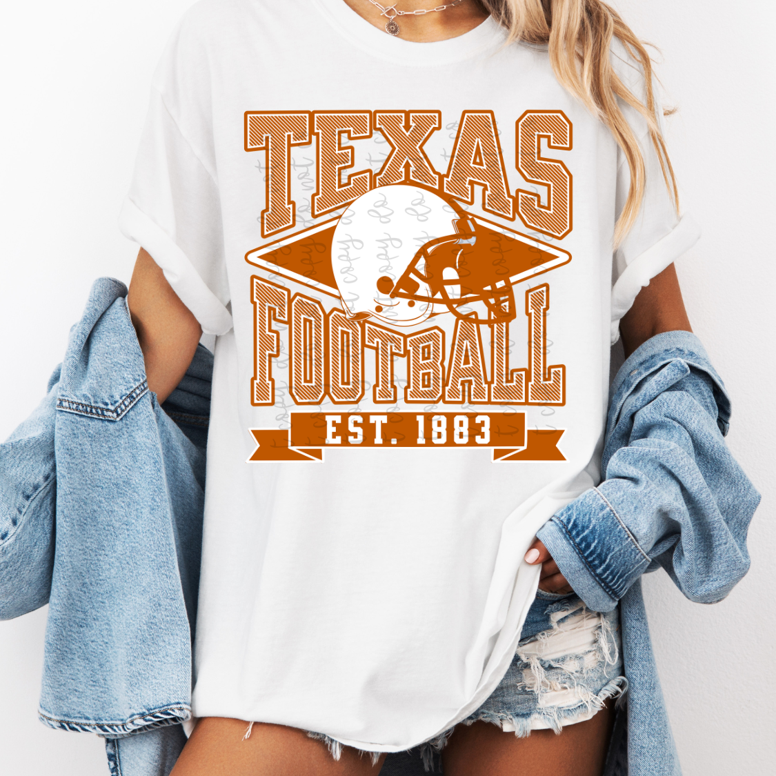 Collegiate Striped Football PNG