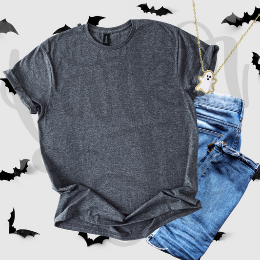 Gildan Dark Heather Halloween Mockup