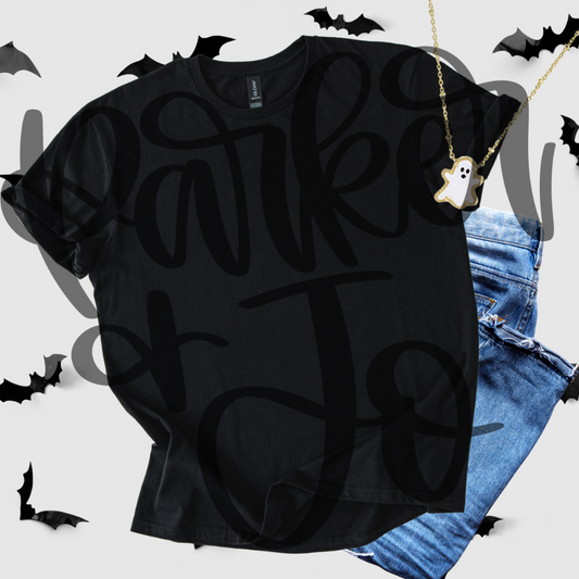 Gildan Black Halloween Mockup