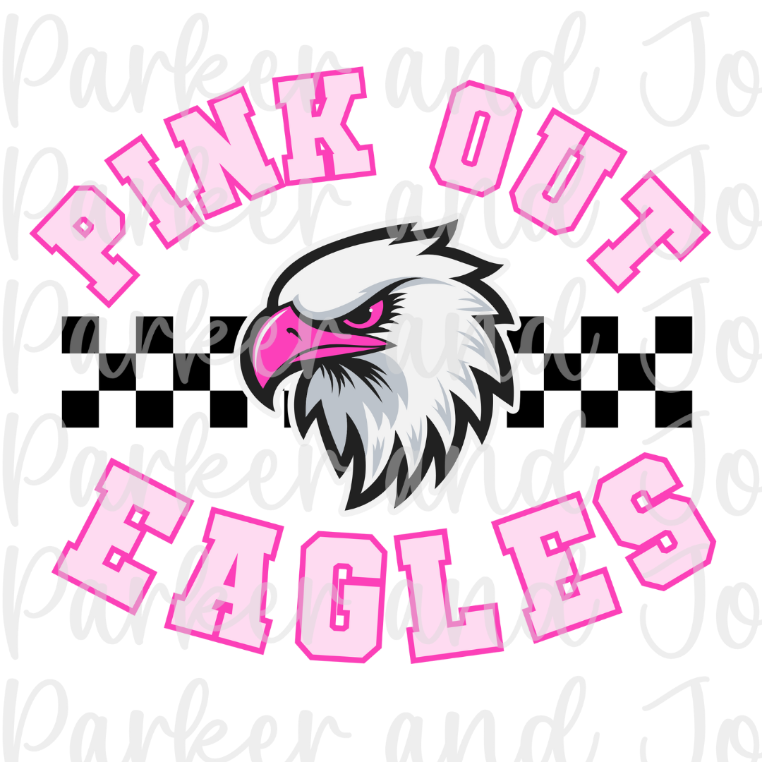 Pink Out Eagles PNG