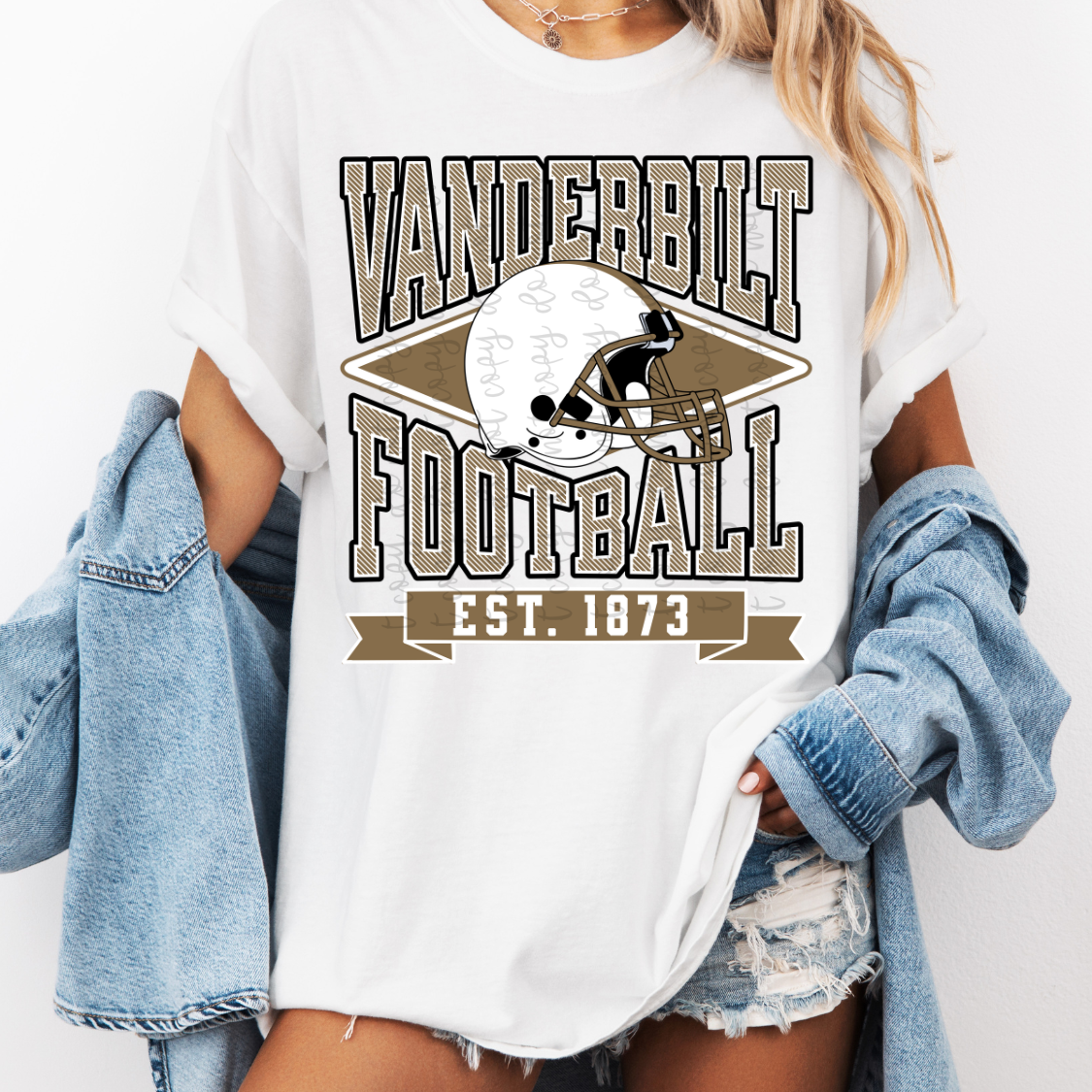 Collegiate Striped Football PNG