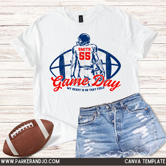 Football Custom Canva Template