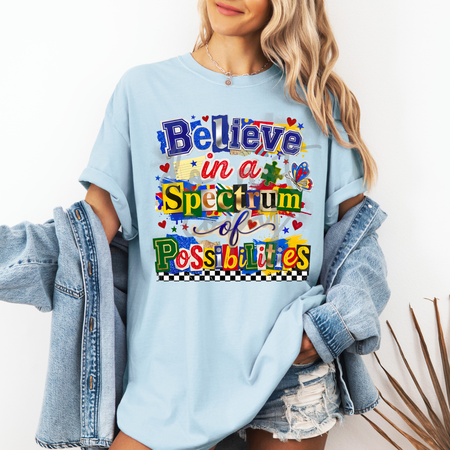 Parker & Jo™ Design Co. | Believe in a spectrum of possibilities autism awareness png