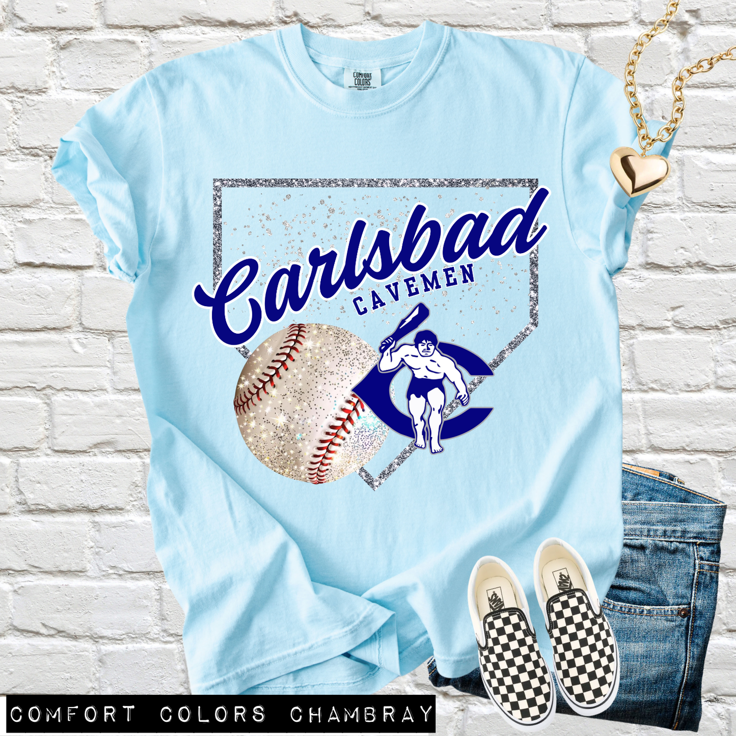 faux glitter baseball diamond editable canva template