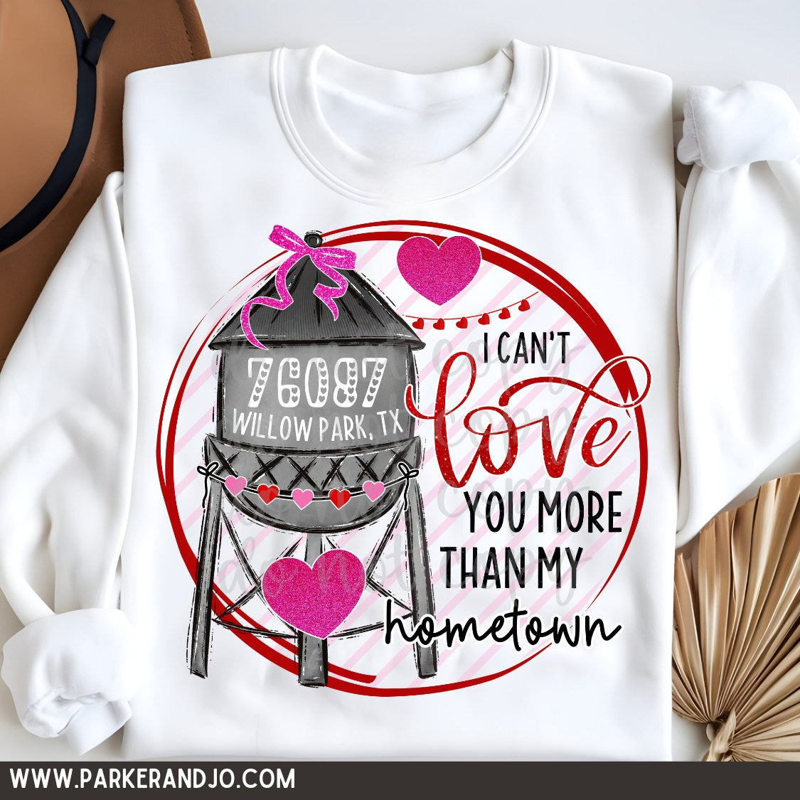 CUSTOM - I can't love you more than my hometown zip code png