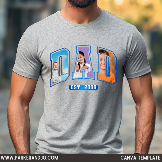 Dad Custom Photo Canva Template