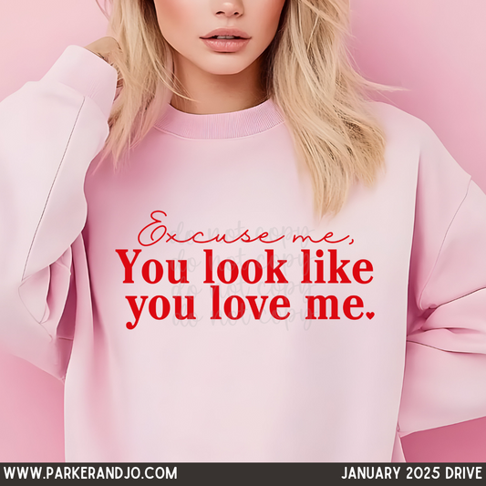 Excuse me.....love me png