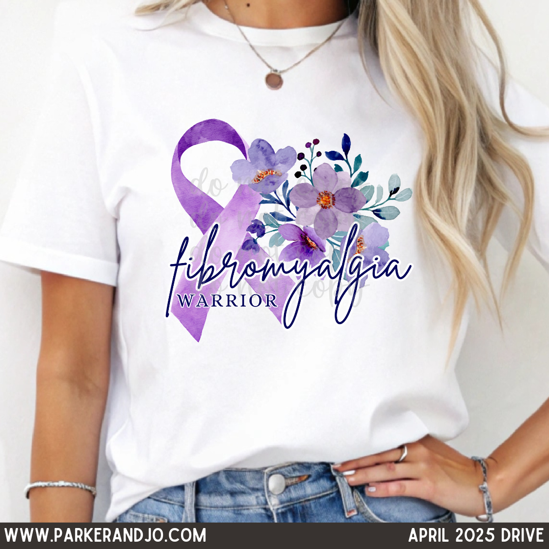 Fibromyalgia Warrior Floral png