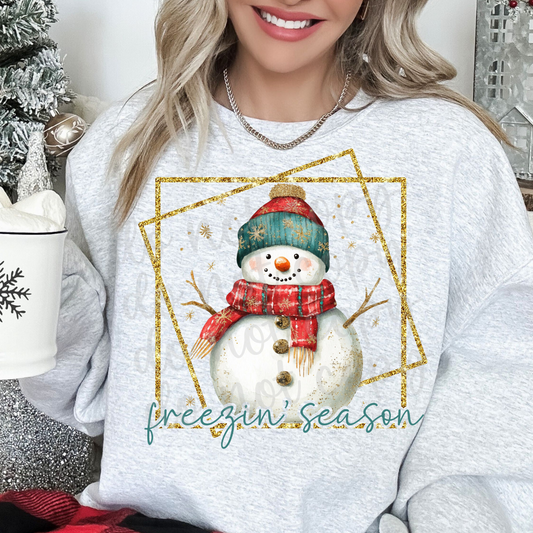 Freezin Season Snowman PNG
