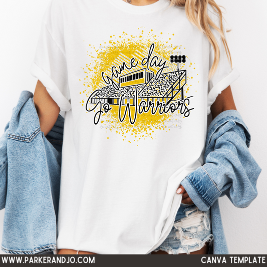 Game Day Stadium Canva Template