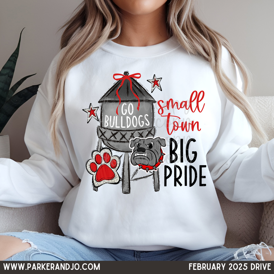 Go Bulldogs Small Town Big Pride png