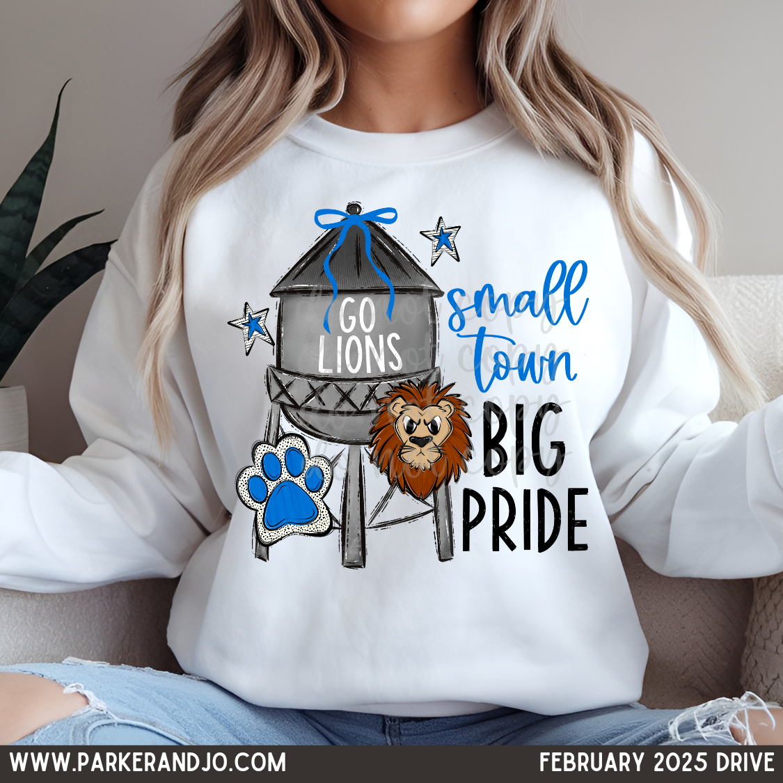 Go Lions Small Town Big Pride png