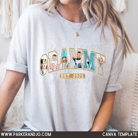 Grammy Custom Photo Canva Template