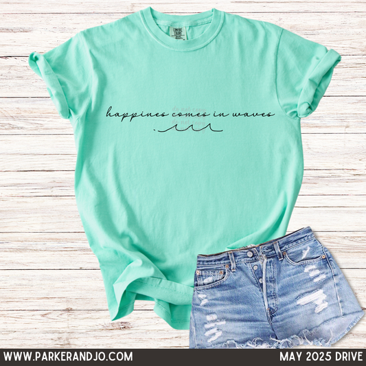 Happiness comes in waves png