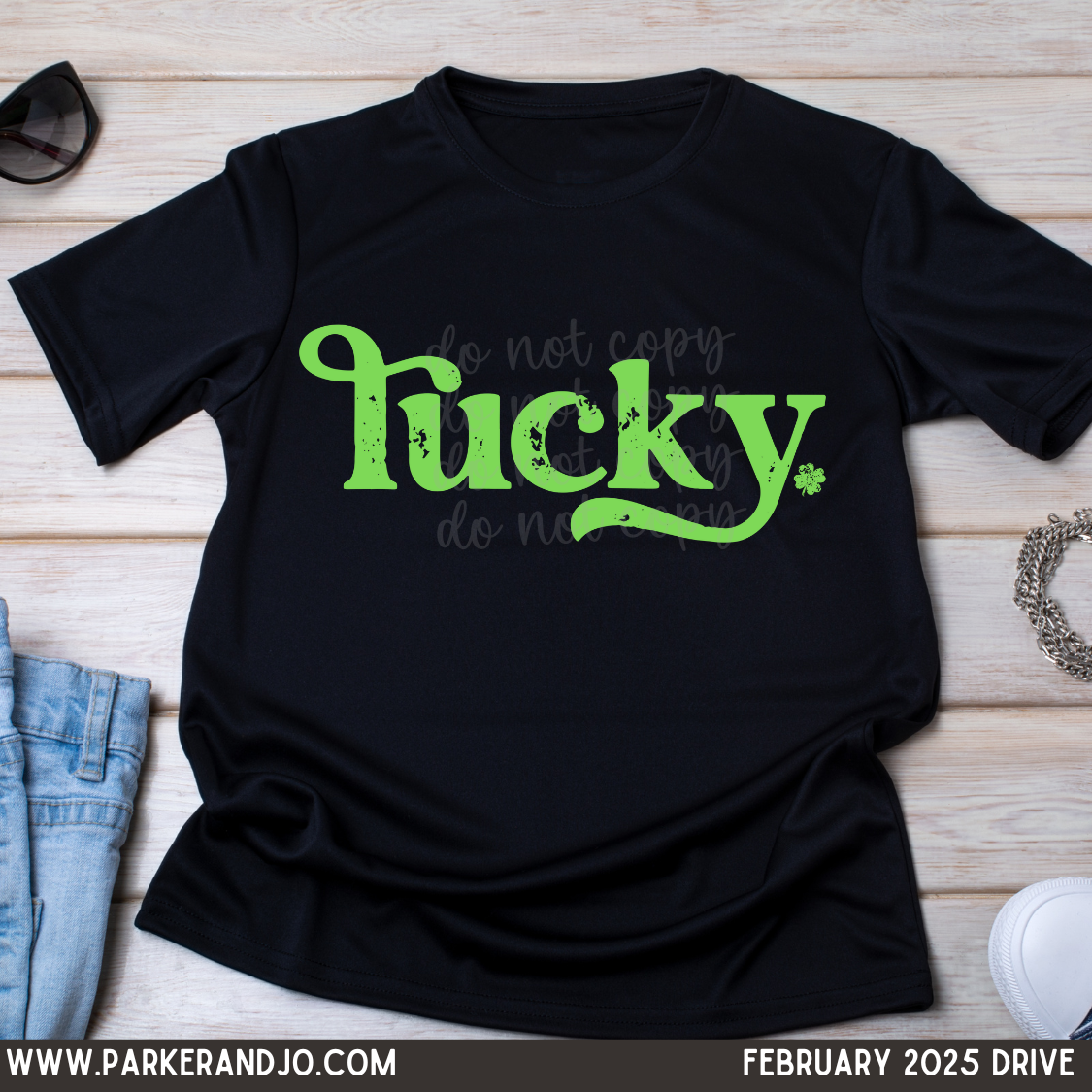 lucky distressed png