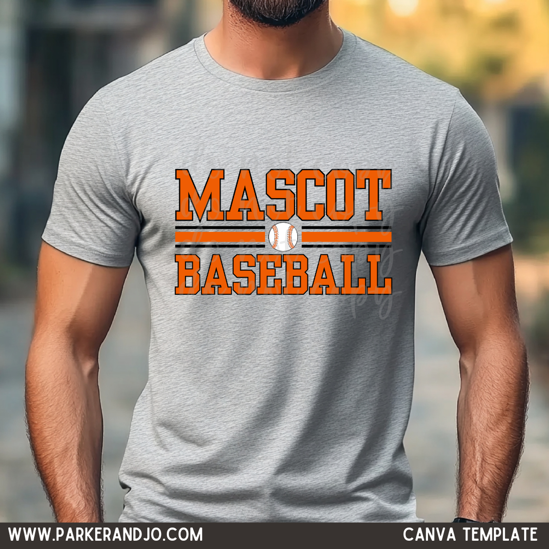 Varsity Baseball Canva Template
