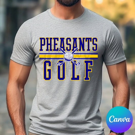 Golf Canva Template