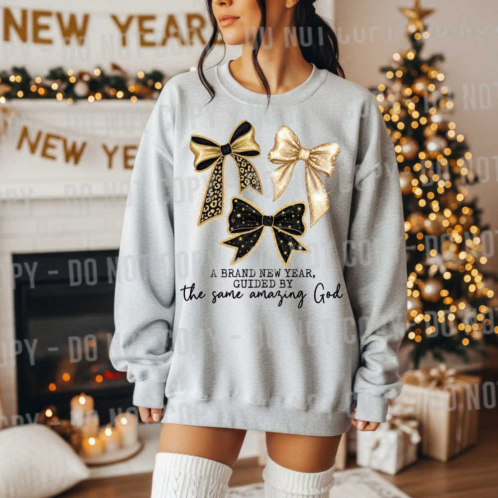 Brand New Year Guided By God png