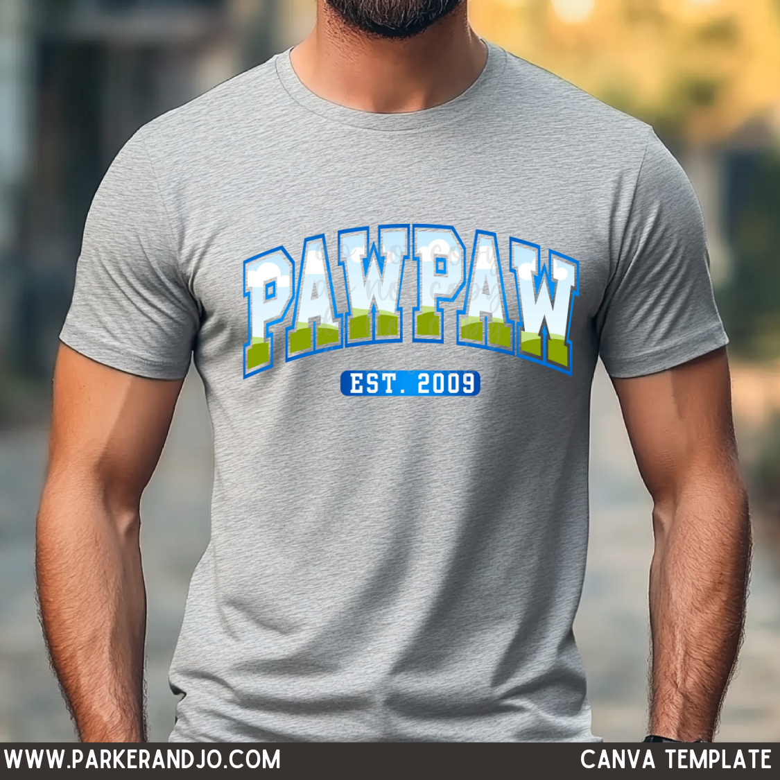 PAWPAW Custom Photo Canva Template