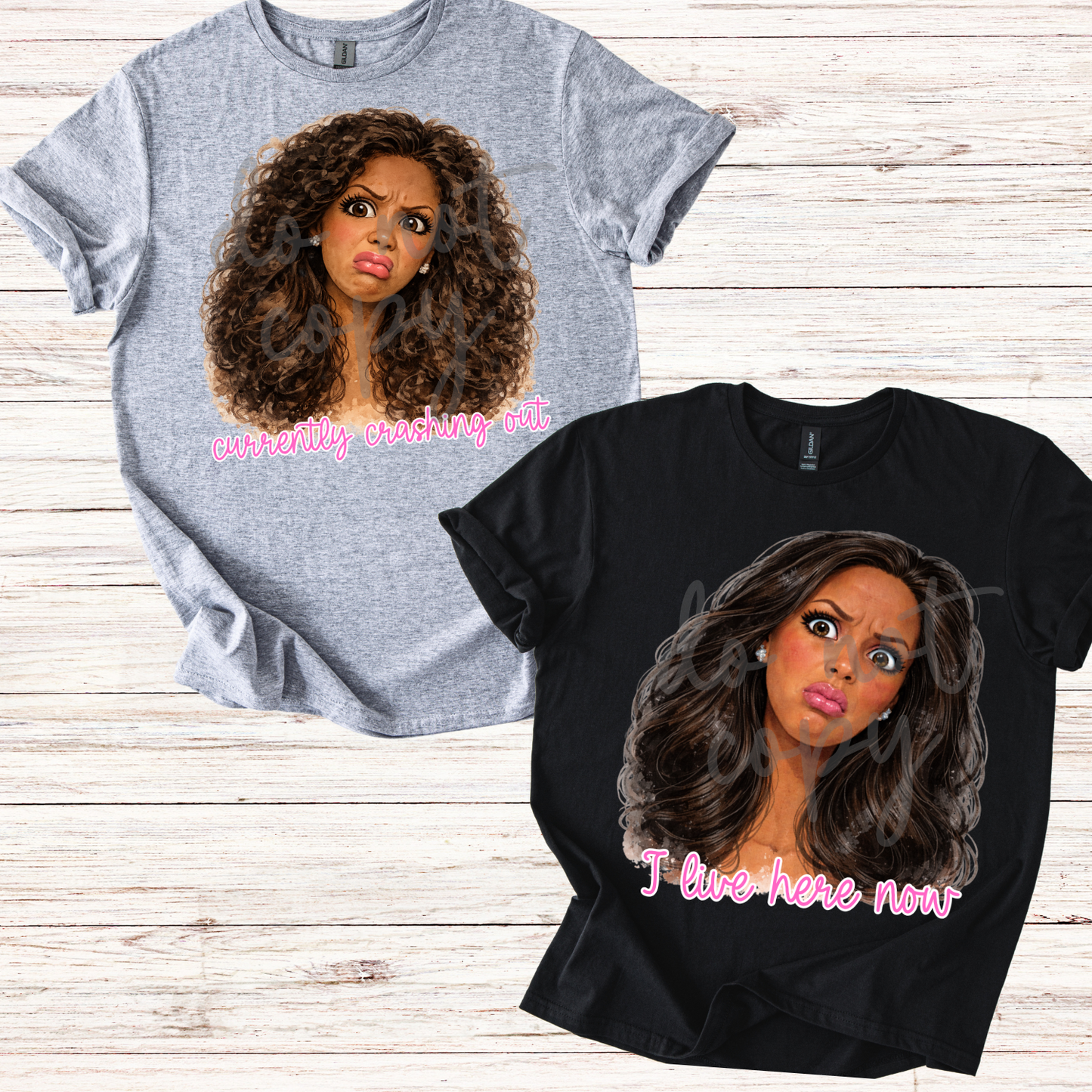 Funny Disgusted Doll Face Editable Canva Template