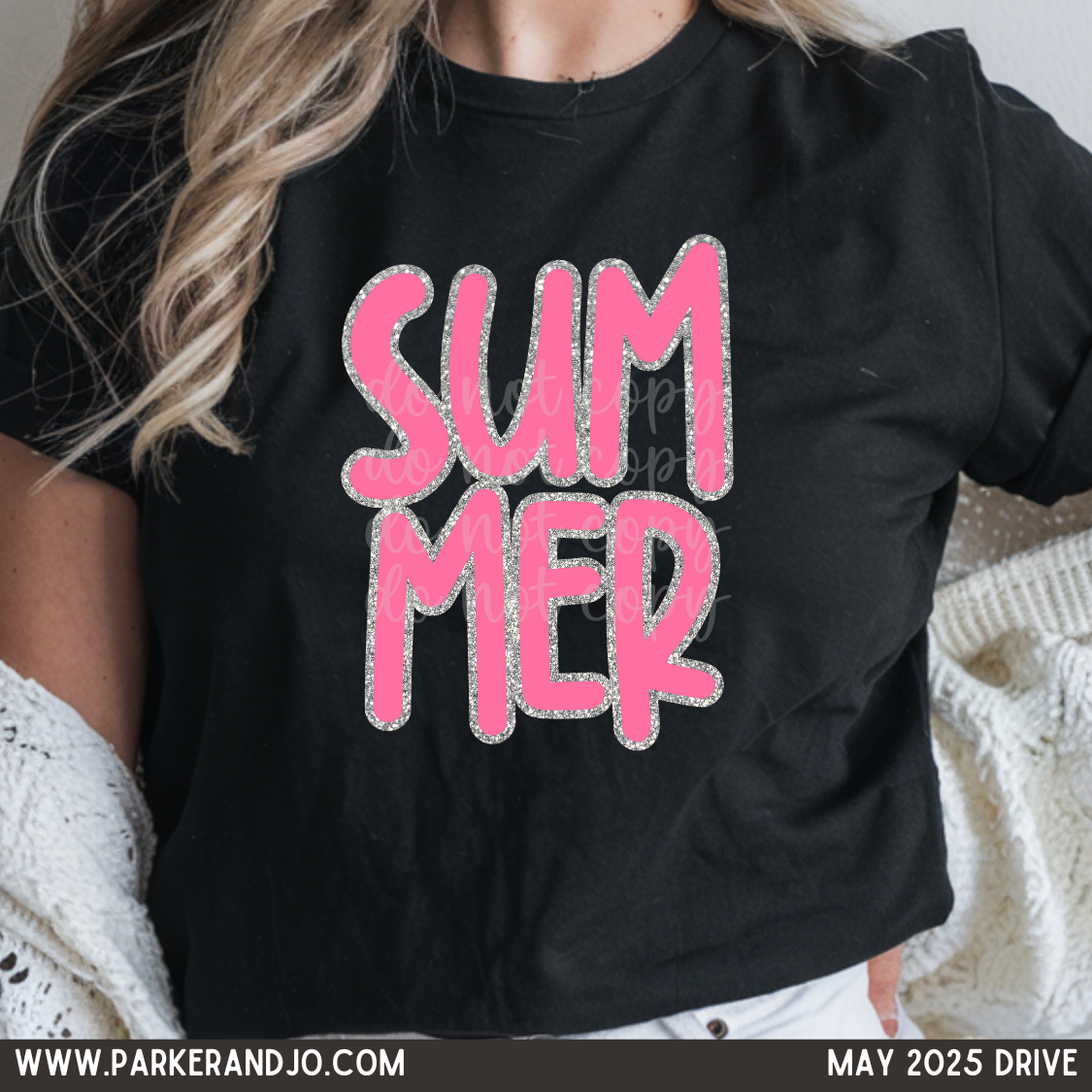 Summer pink and silver png