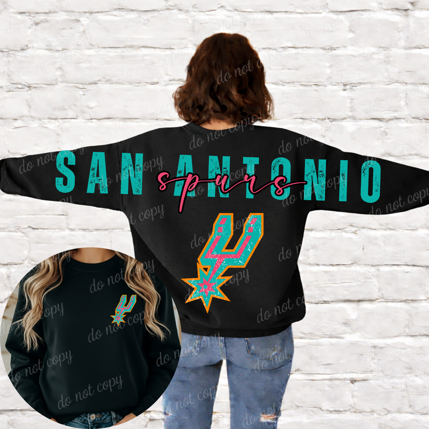 SAN ANTONIO SPURS BIG BACK - 2 PNGS