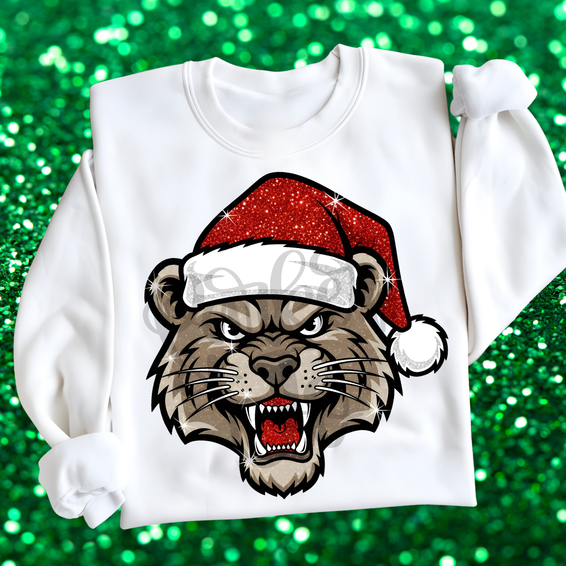 Santa Bearcat Mascot png