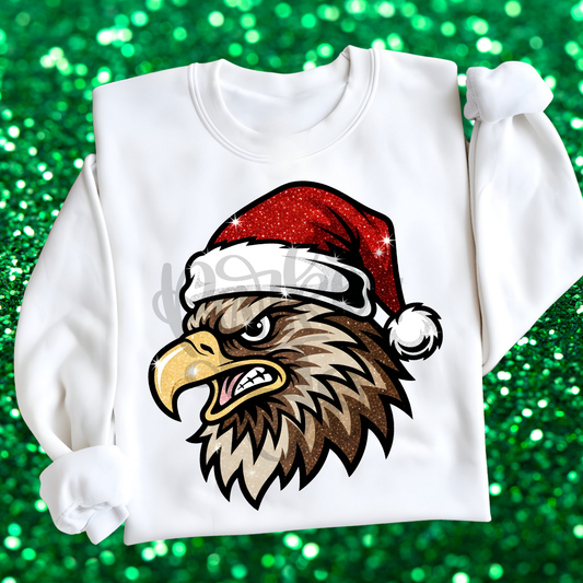 Eagle Santa Mascot png